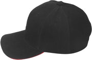 Cappello da Baseball Versatile - Unisex - Nero - Cotone - Velluto Argento - 58-64 cm - Cappello