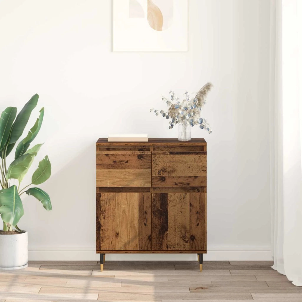 Credenza | Madia | Buffet da pranzo | Armadio da pranzo con cassetto Legno vecchio 60 x 35 x 70 cm