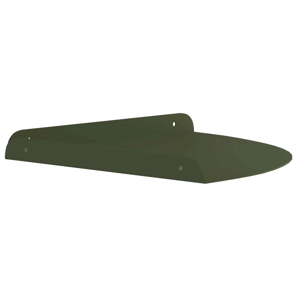 Mensola sospesa 2 pcs Verde oliva 30 x 30 x 2 cm 8004118