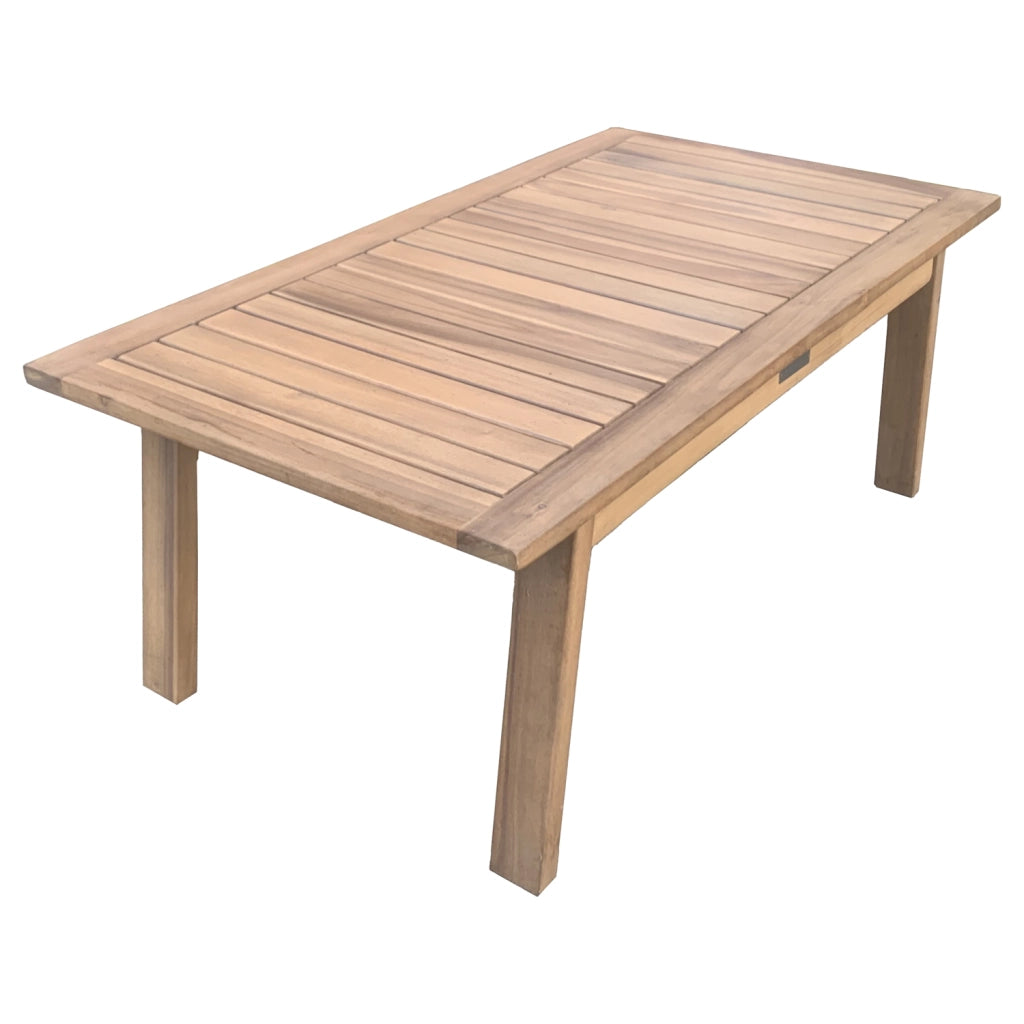 Set di mobili da giardino in acacia GILI 4 posti - cuscini sabbia