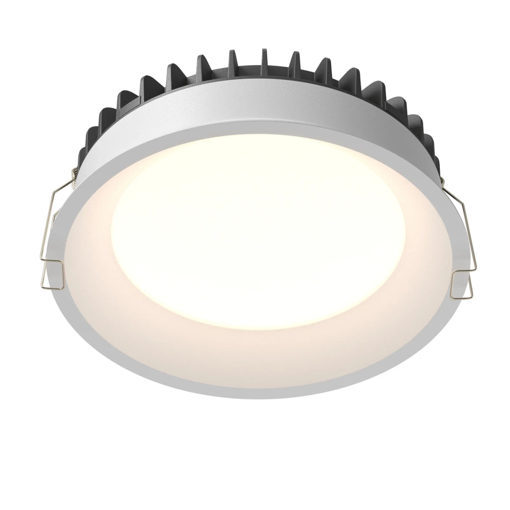Maytoni lampada da incasso Okno 1 luce LED integrato bianco metallo