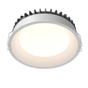 Maytoni lampada da incasso Okno 1 luce LED integrato bianco metallo