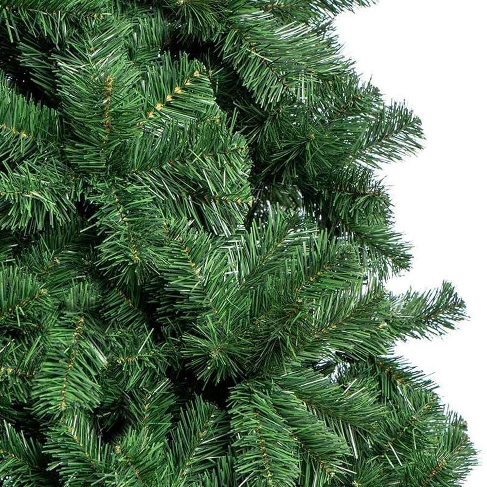 Albero Di Natale 180 cm Gran Sasso Super Folto 955 Rami Pino Verde Base a Croce