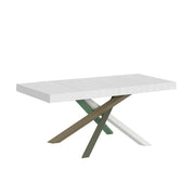 Tavolo allungabile 90x140/244 cm Volta Premium Bianco Frassino telaio 4/A