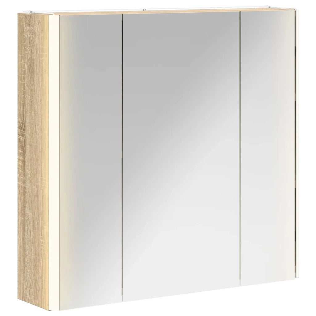 Mobiletto per specchio da bagno Rovere Sonoma 889249