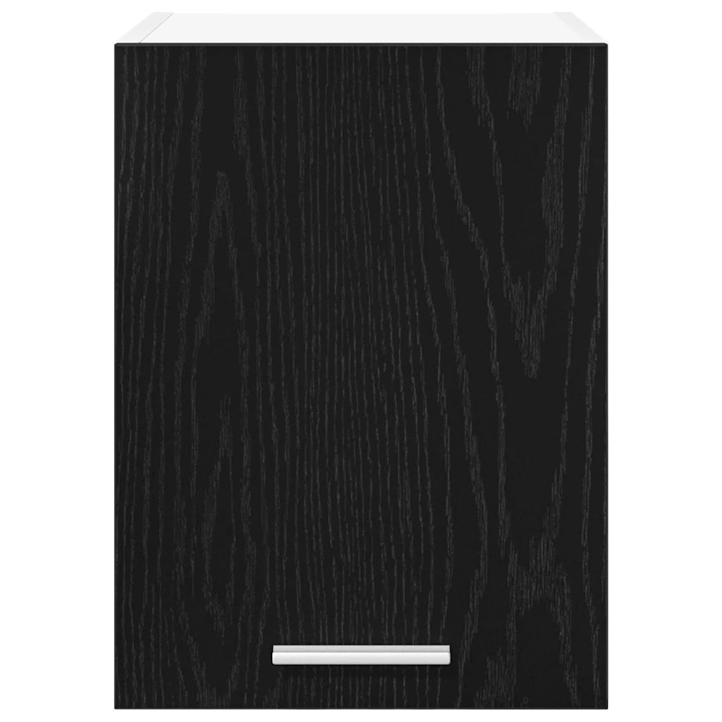 Armadio pensile con porta Rovere Nero e Bianco 30 x 31 x 40 cm 884116