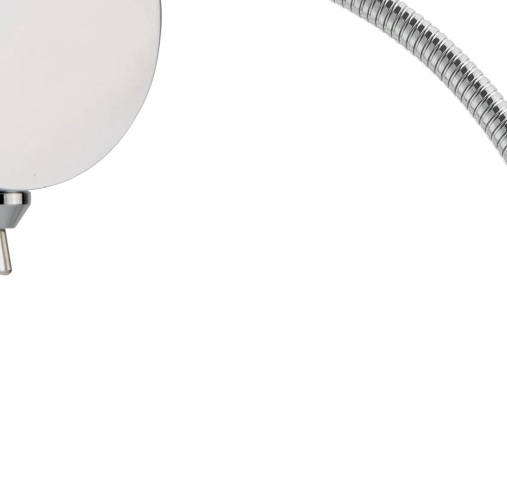 Applique Contemporanea Flexy Acciaio Cromo Vetro Led 0,8W 6500K