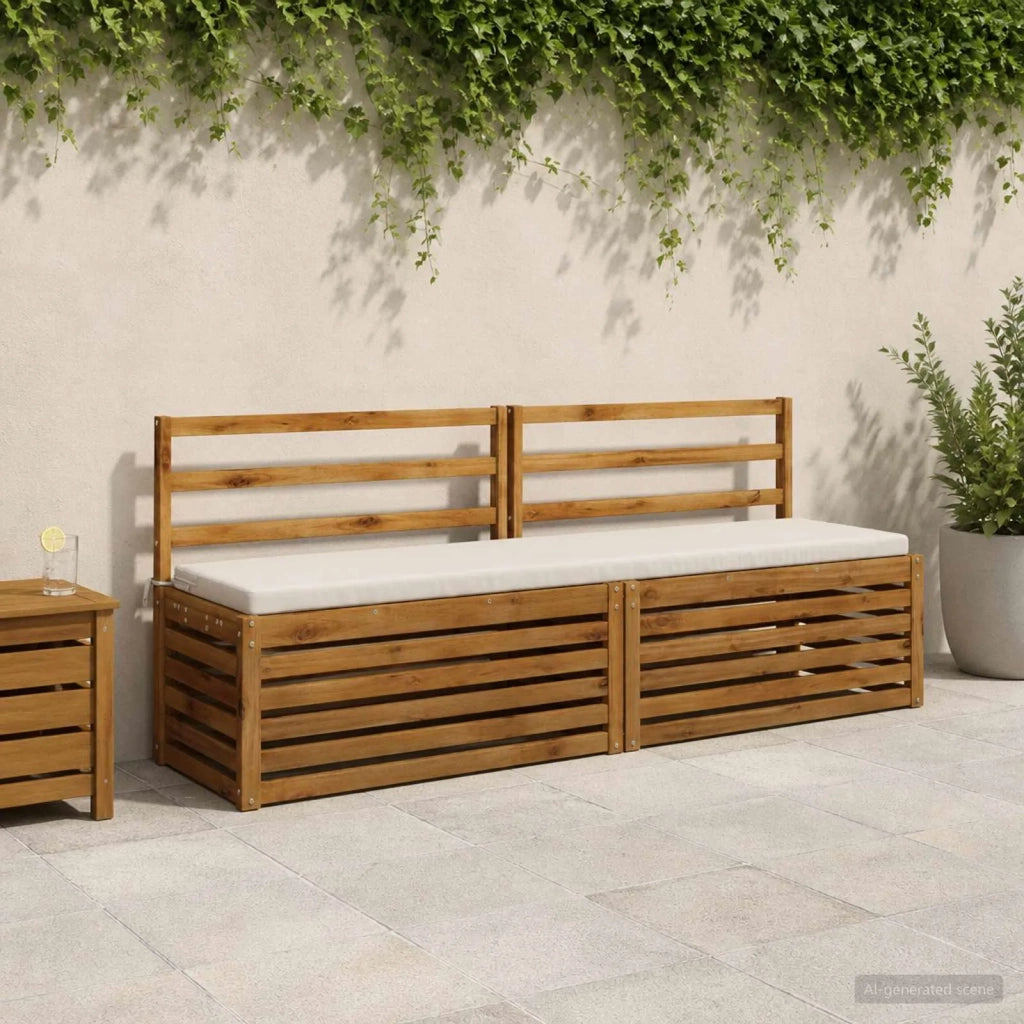 Cuscino per panchina SOEST 100% Poliestere Bianco 949086
