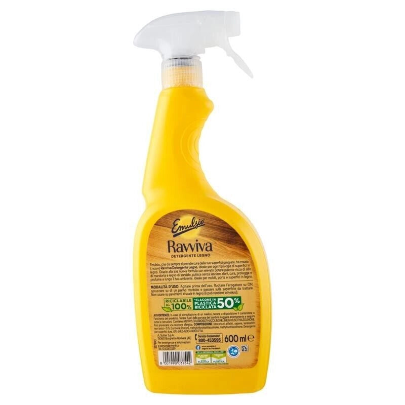 SET 3 EMULSIO SPRAY RAVVIVA LEGNO 750 ML