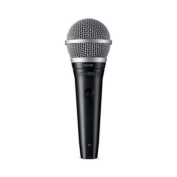 Microfono a filo shure pga48 xlr black e silver - 0042406397100