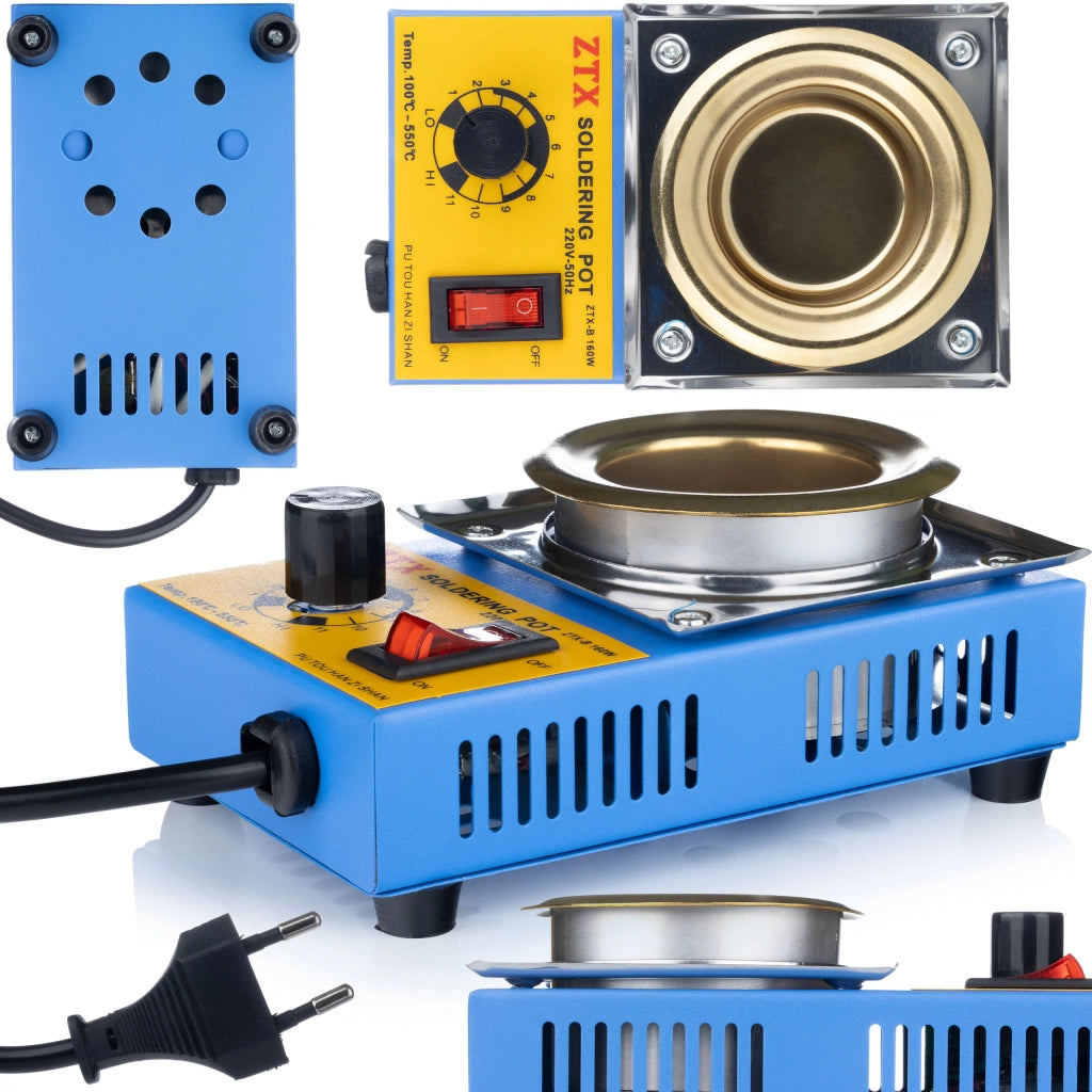 Tigelle Saldatura 21-B 160W – Acciaio Inossidabile, Diametro 50mm | Temperatura 100-550°C | Uso Versatile per Saldatura