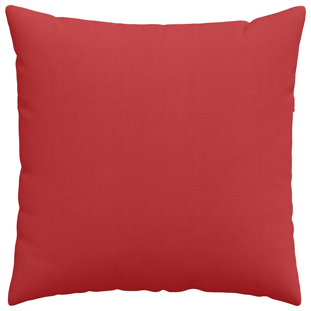 Cuscini da Divano 2 pz | Cuscini per sedie Rosso 60 x 60 cm Tessuto