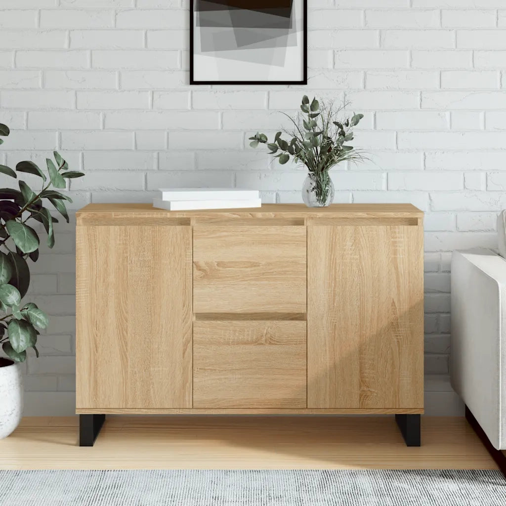 Credenza | Madia | Buffet da pranzo | Armadio da pranzo Rovere Sonoma 101,5x35x70 cm in Legno Multistrato