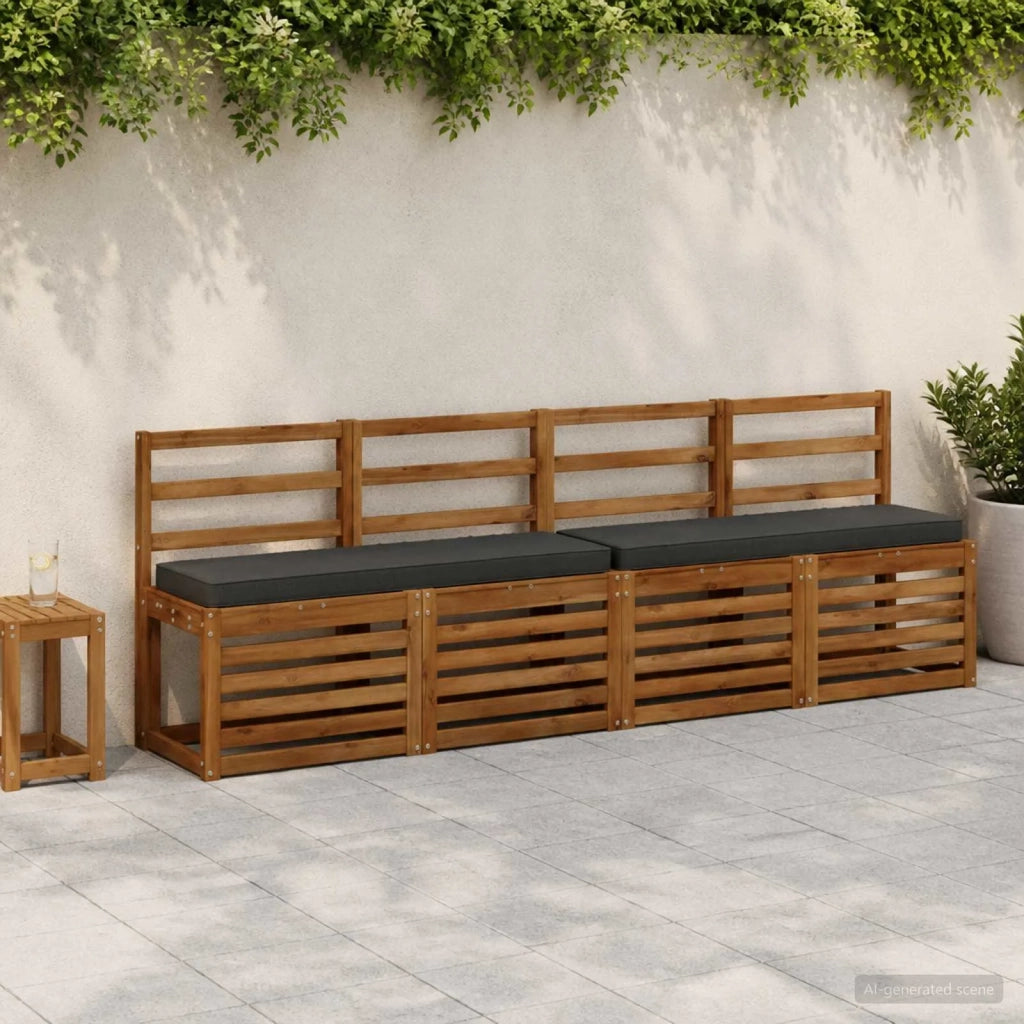 Cuscini per Panchina a 2 Pezzi VUGHT 2 pcs 100% Poliestere 950549