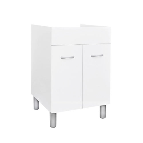 SOTTOLAVATOIO PER PORCELLANA BIANCO  MODELLO LUX- cm 57,5x57,5 p/pilozzo 60x60- DH- pezzi 1