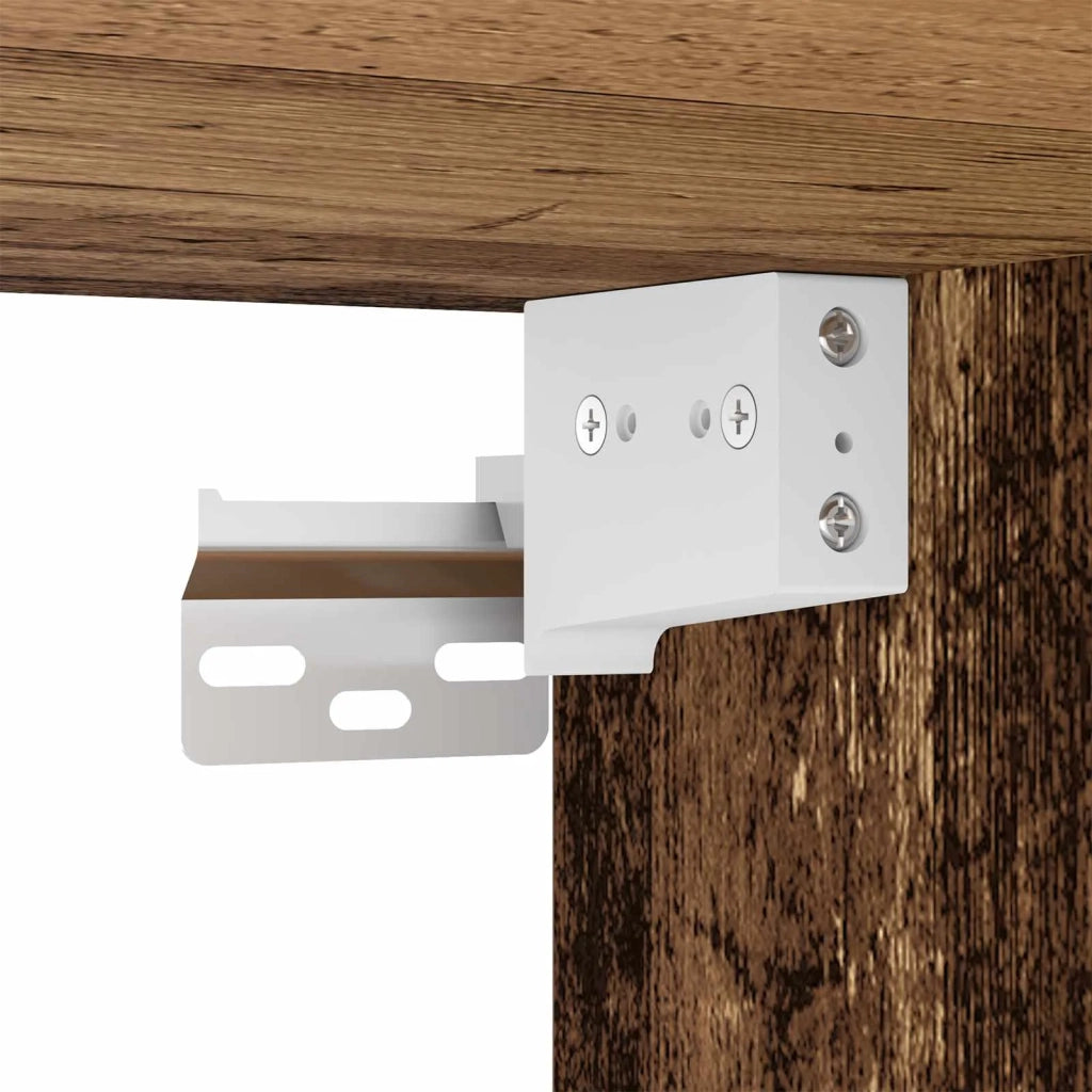 Armadio da Notte con cassetto Legno vecchio 35 x 35 x 20 cm 893632