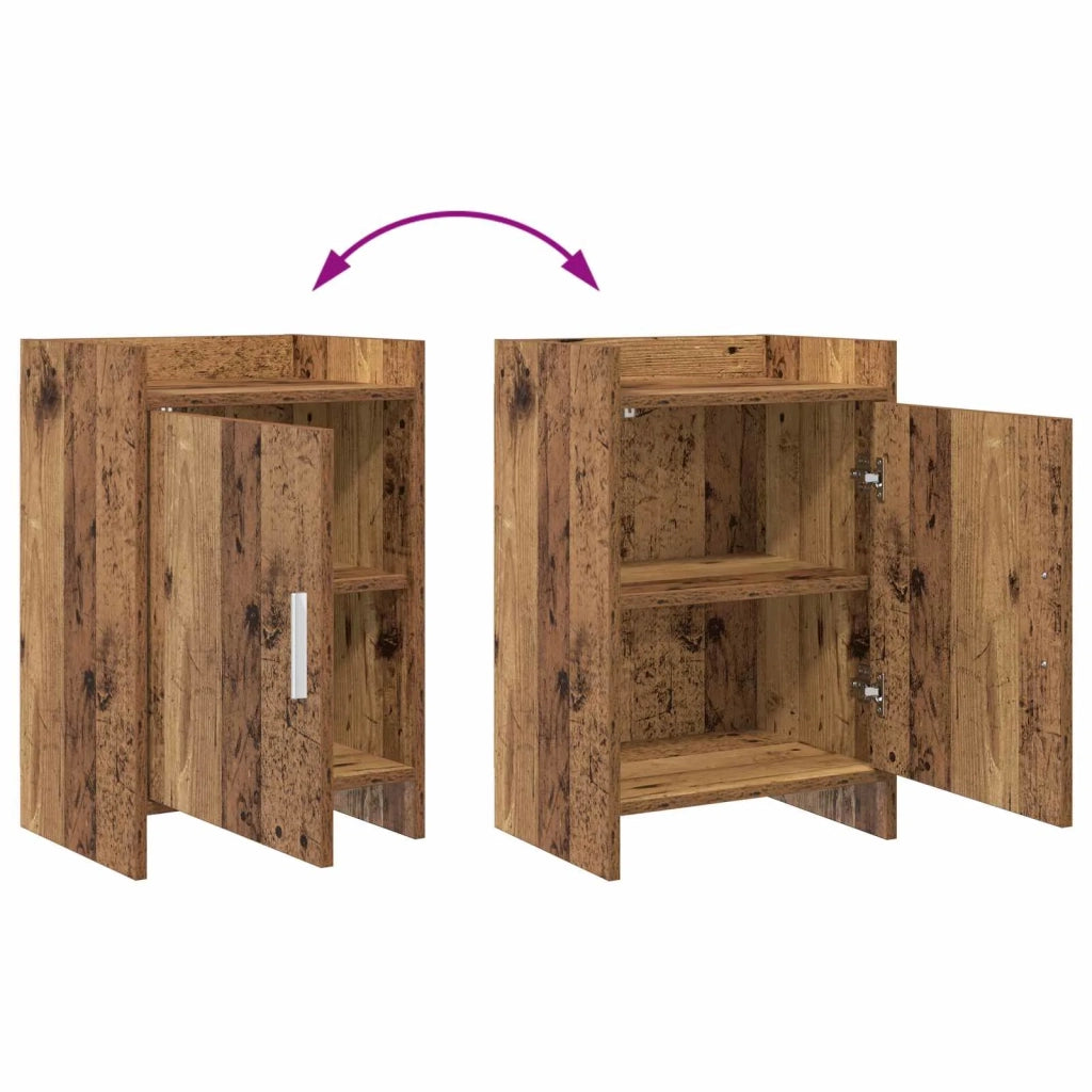 Comodini 2 pcs Legno antico 40 x 30 x 60 cm 8011024