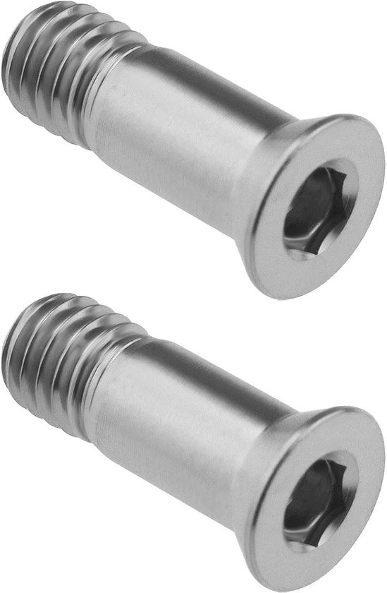 Viti di fissaggio in lega di titanio - Derailleur posteriore - M5 x 14,2 mm - 2 pezzi - Leggeri - Impermeabili/ resistenti all'usura