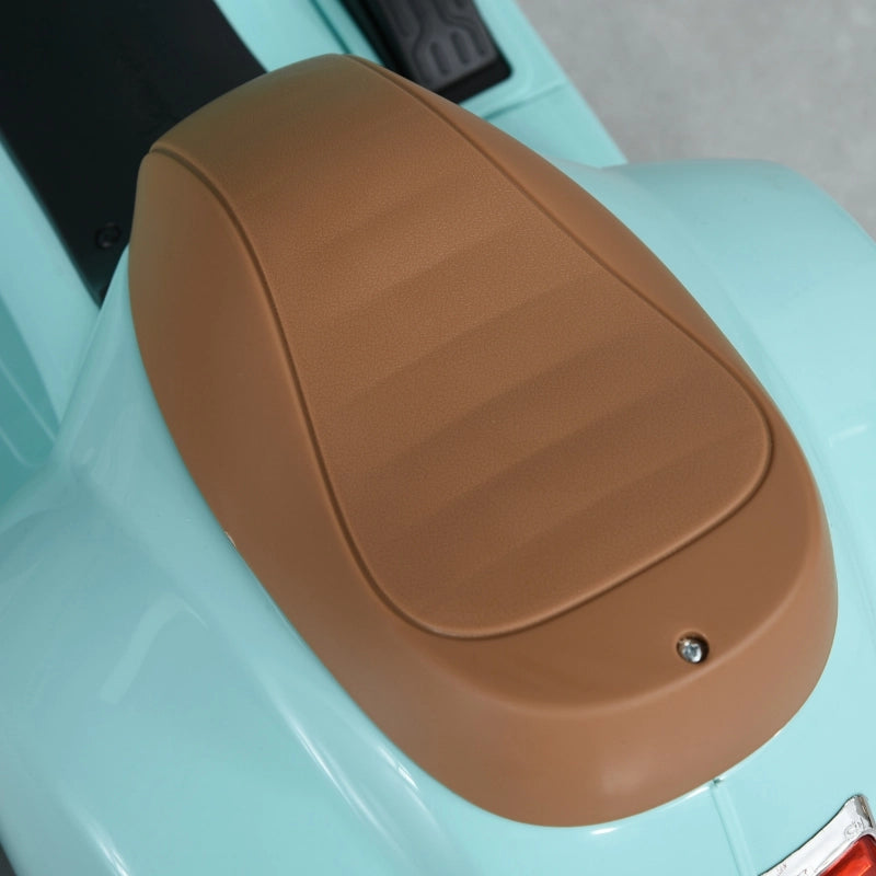 Monopattino/motocicletta per bambini VESPA, 1,5-3 anni, in metallo, blu-verde