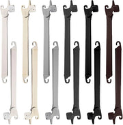 Coppia di Braccetti per Tende da Sole a Caduta Tempotest Parà in Alluminio 70 cm - Colore Grigio Chiaro