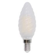 LAMPADA LED C.TORTIGLIONE ST35 serie Filament Frost,E14, 4.5W,FA320°,2700K,220Vac,LM470,RA80,35*97mm