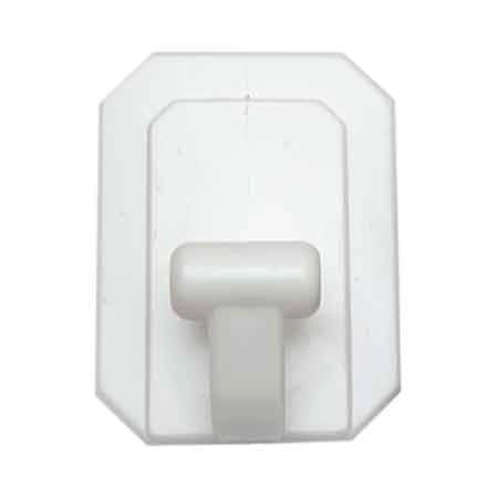 GANCIO MULTIUSO 'MAXI' 60x80 mm - Bianco - 25 pezzi