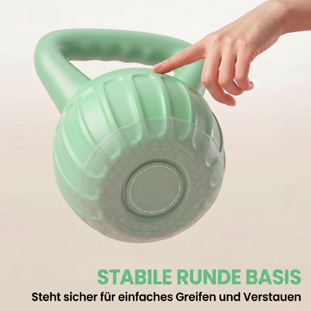Kettlebell 6 kg ¨C Minimal ¨C Verde 21x21x27 cm
