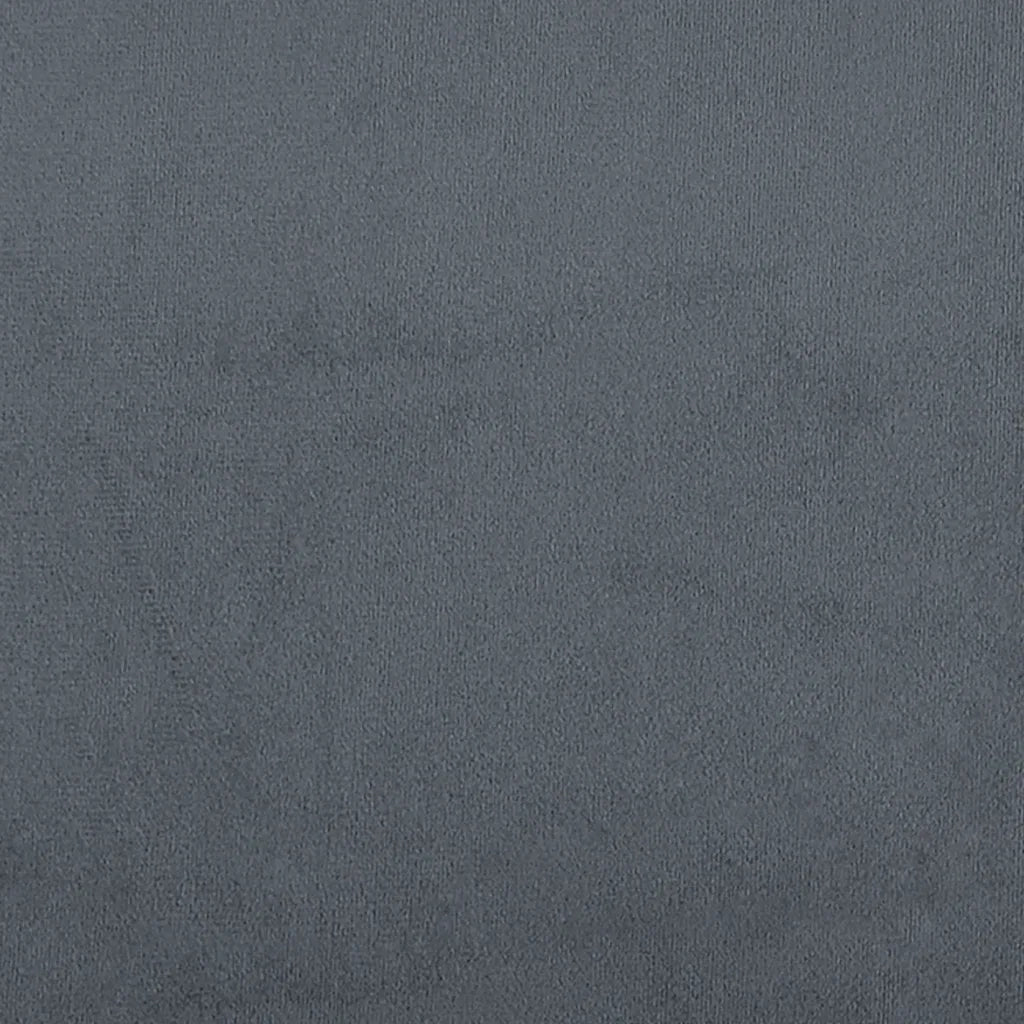 Giroletto a Molle senza Materasso-Struttura Letto Grigio Scuro 90x210cm Velluto