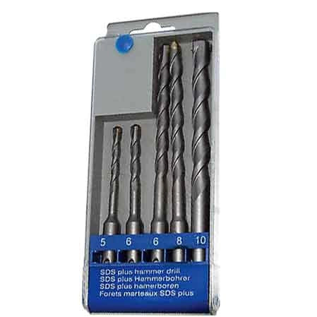 SERIE PUNTE SDS-PLUS 5 pezzi - 5÷10 mm
