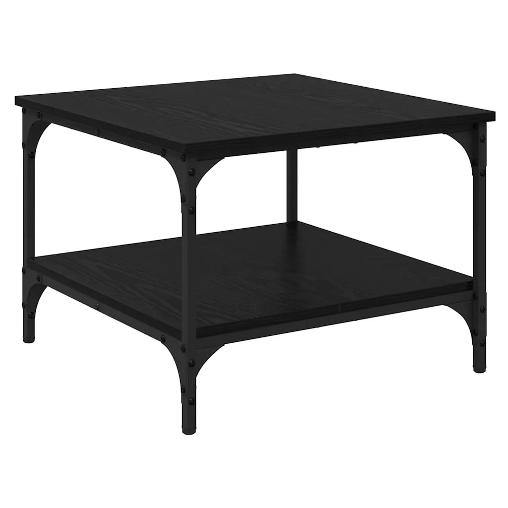 Tavolino da salotto | Tavolino da caff¨¨ | Tavolino da Soggiorno Rovere Nero 55 x 55 x 40 cm