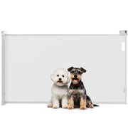 Barriera Retrattile per Cani 0-140 cm ¨C zephmum ¨C Bianco