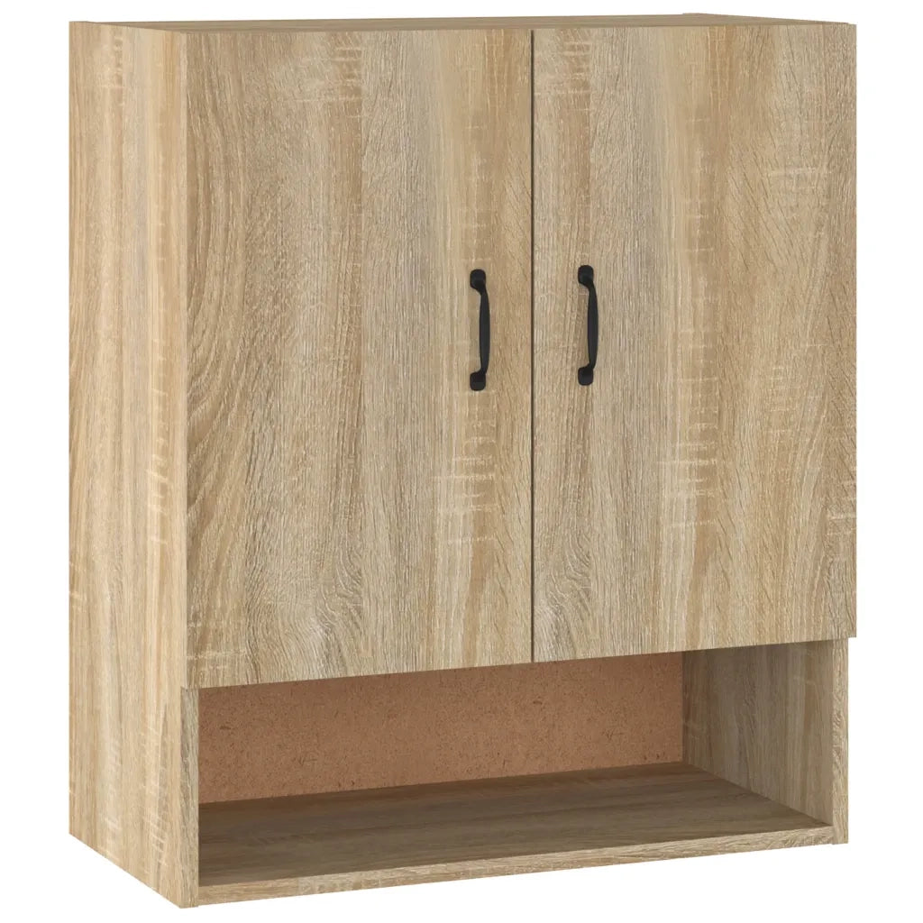 Mobile contenitore a parete 60 x 31 x 70 cm design elegante legno composito rovere Sonoma 02_0048047