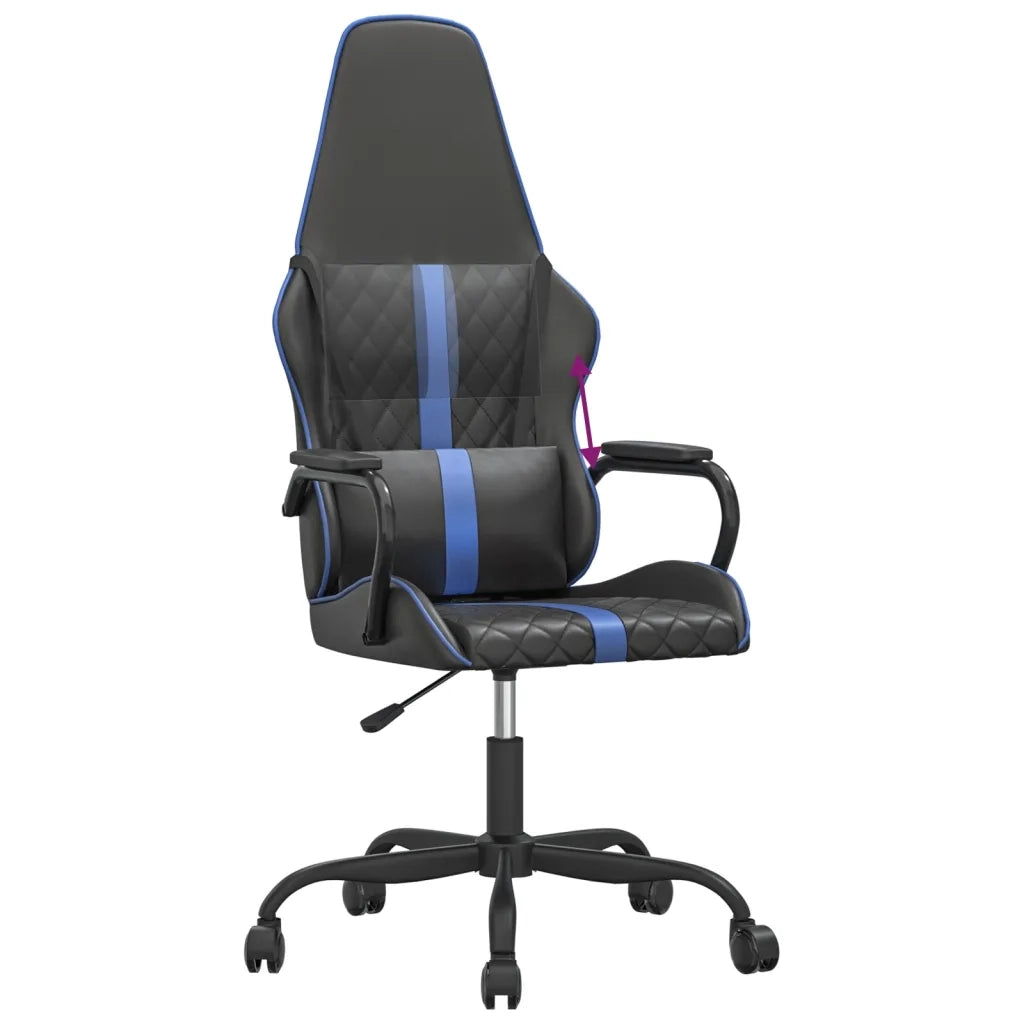 Sedia da Gaming | Sedia da e-sports Nera e Blu in Similpelle