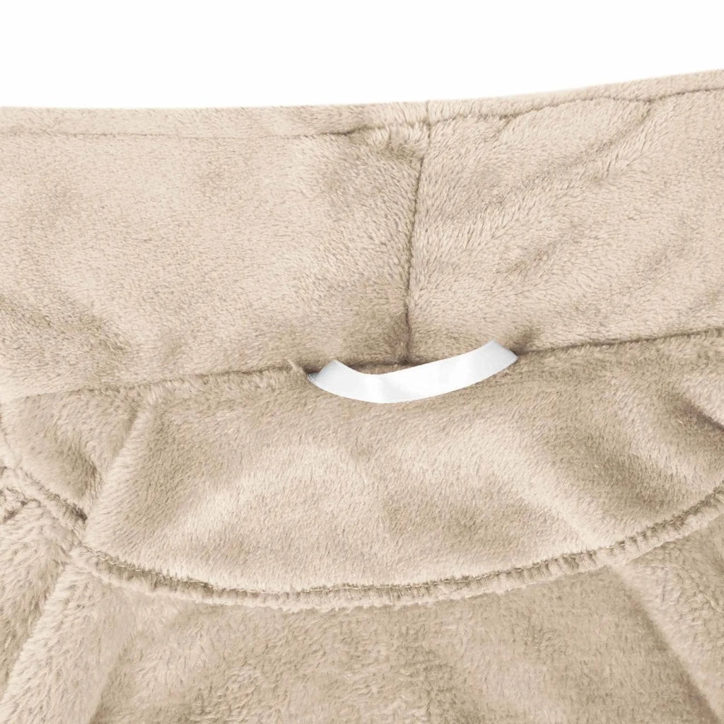 Accappatoio senza Cappuccio Beige l Flanella 42017263