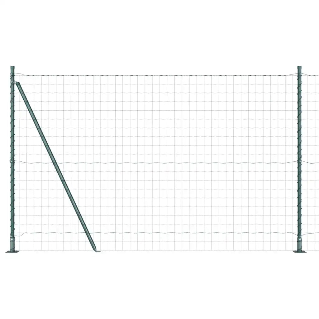 Recinzione con Posto Verde 1,5 x 10 m Acciaio 3350882