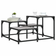 Tavolino da Salotto-Tavolino da soggiorno-Tavolo Grigio Sonoma 68x68x40 cm Legno Multistrato
