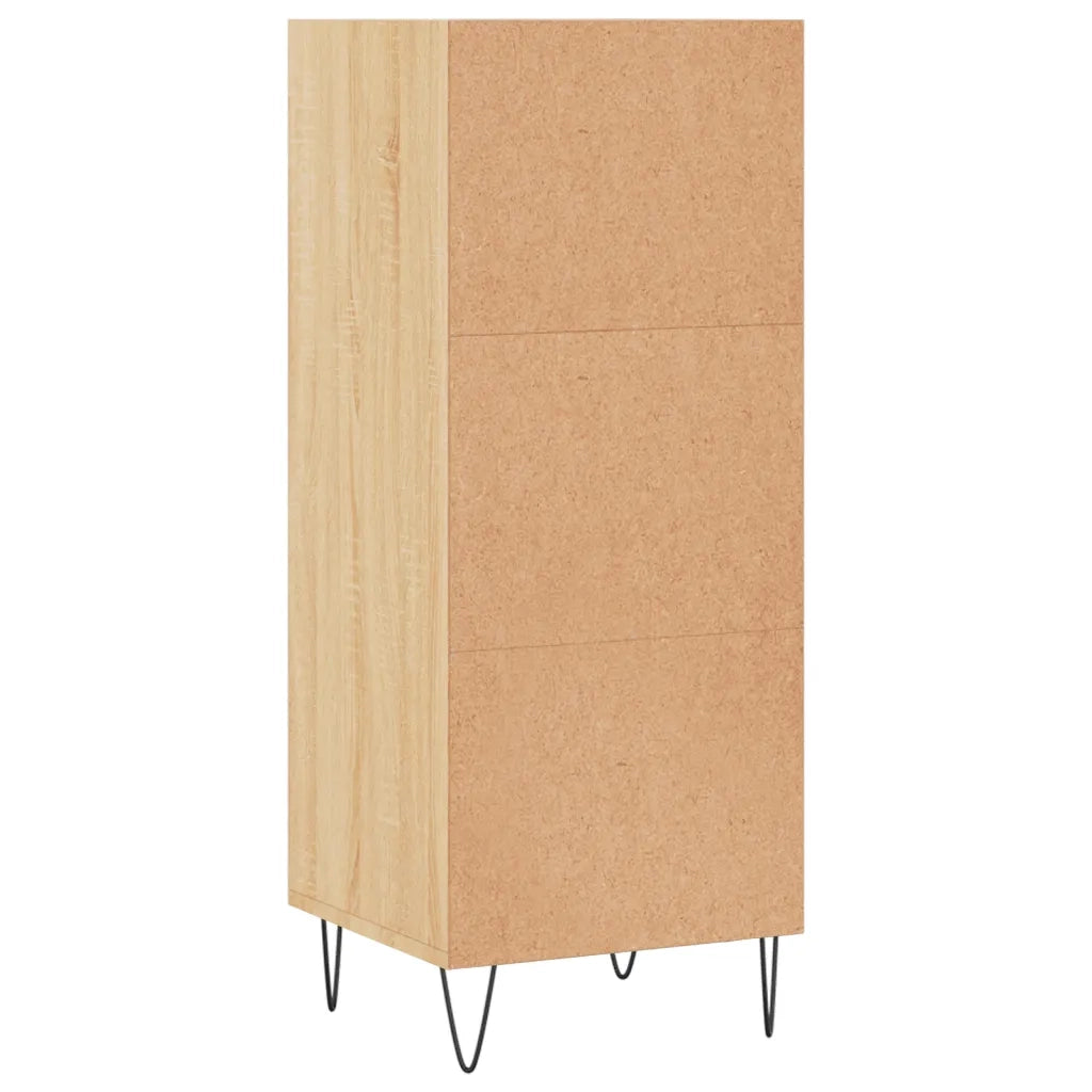 Credenza-Buffet-Armadio da cucina Rovere Sonoma 34,5x32,5x90 cm in Legno Multistrato 901631
