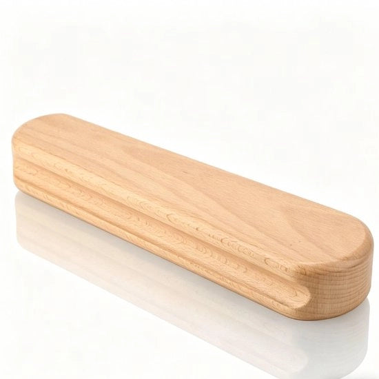 Nastro per Puntare e Piegare Stoffe Multifunzionale in Legno Duro - Piegatura e Puntatura Perfetta - Dimensioni 4x24x6 cm
