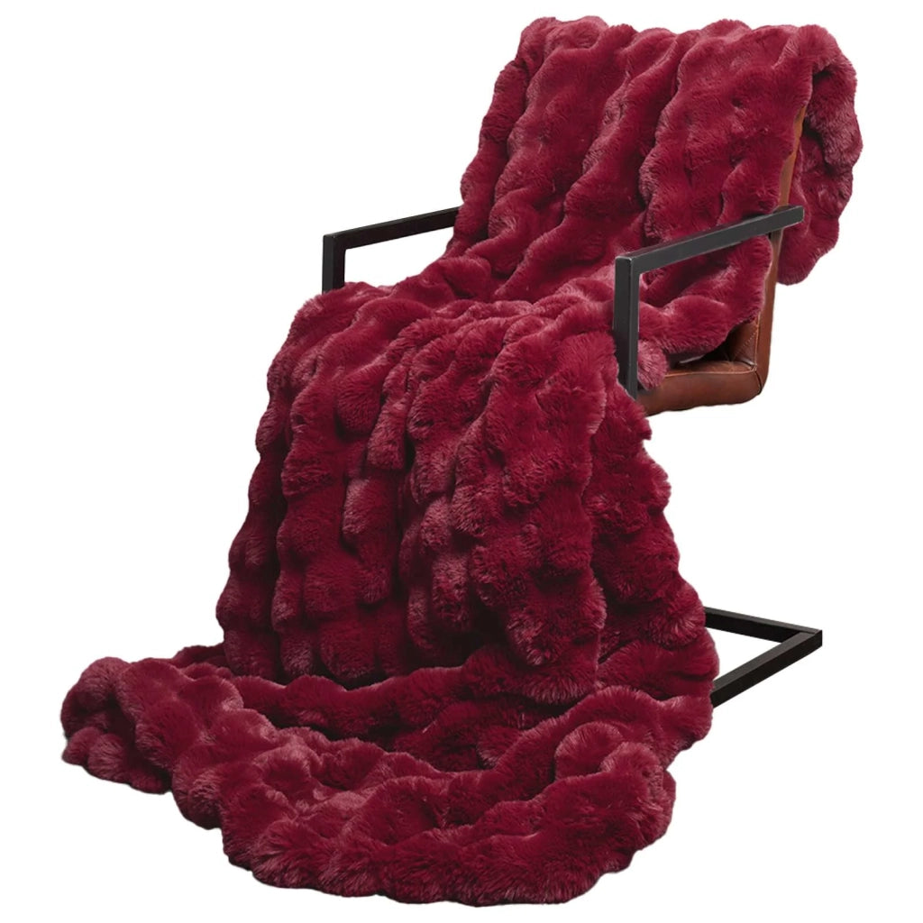 Coperta antiscivolo in sintetica di coniglio Olite 4 pz