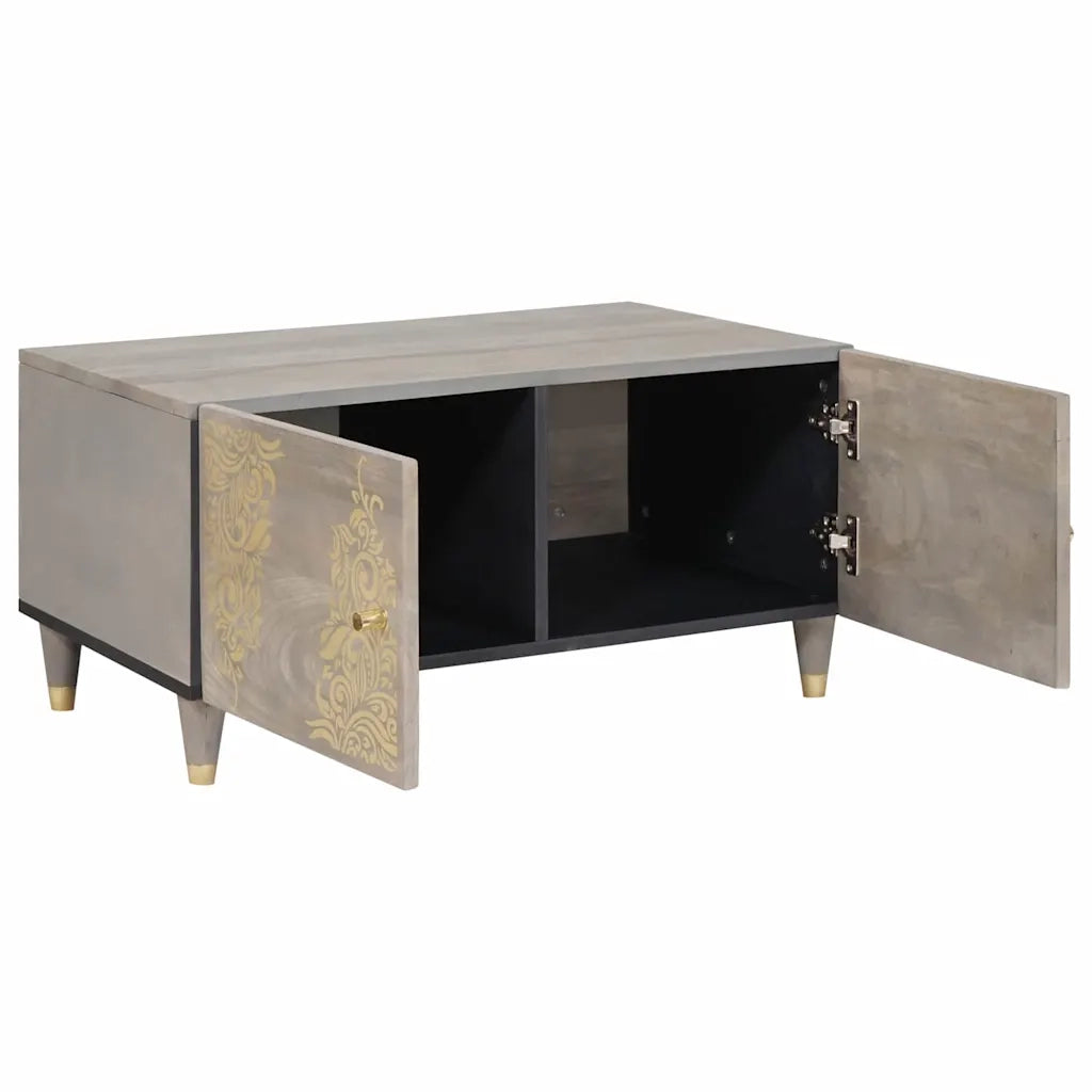 Tavolino da Salotto-Tavolino da soggiorno Grigio 80 x 50 x 40 cm 379625
