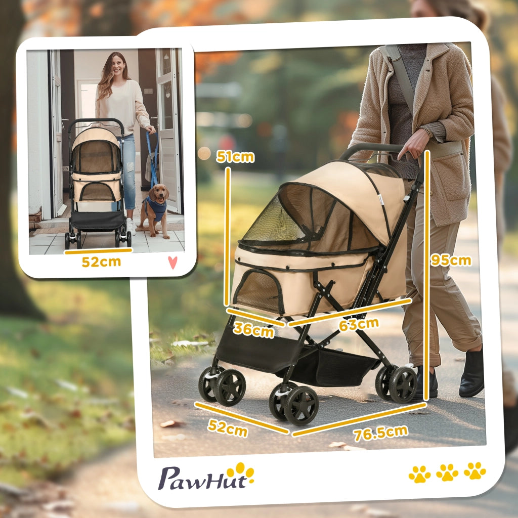 Cestino per Cani Pieghevole ¨C Minimal ¨C Marrone