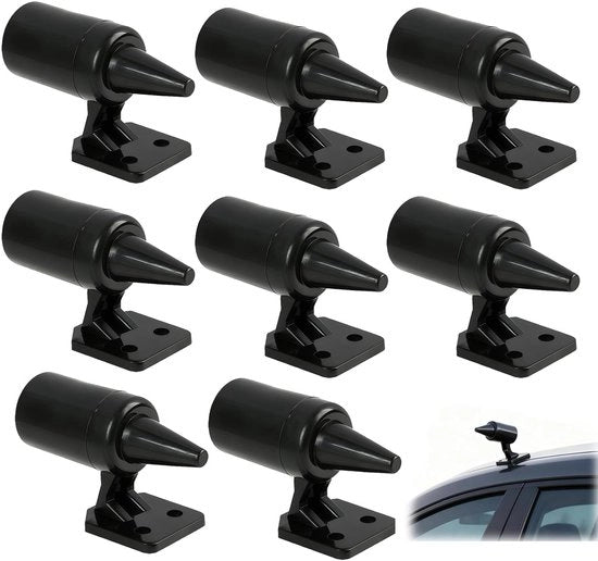8 Pezzi - Allarme Acustico Ultrasonico - Per Auto/Moto/Camper - Riduce Incidenti - Alta Qualità