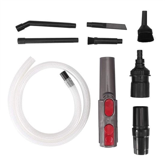 Set di pulizia mini per veicoli - Adattatore in plastica - Funzionalità multipla - Ideale per veicoli - Compatta e portatile