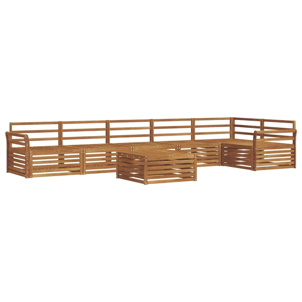 Set di divani da esterno 7 pcs Naturale 3373579