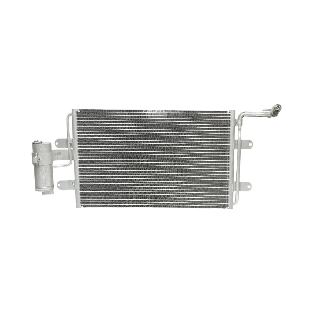 Radiatore climatizzazione (condensatore AC) – VW, Audi, Seat, Skoda Dimensioni: 542 × 364 × 18 mm Codici OEM:  1J0820411B  1J0820411D  1J0820413A  1J0820413B  1J0820413D  1J0820413E  1J0820413L  1J0820413N  8N0820411A  8N0820413A