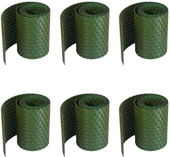 PE Strisce di Protezione - Recinzioni per Giardino - 1 rotolo - 6 pezzi - Sostenibili