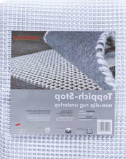 Tappeto Antiscivolo - Resistente - Facile da Pulire - Adesivo - Tagliabile su Misura - Pvc Gecoato - Poliestere - Rastrello Adesivo - Moderno - Bianco - 60x120cm - 160x230cm Tappeto Antiscivolo