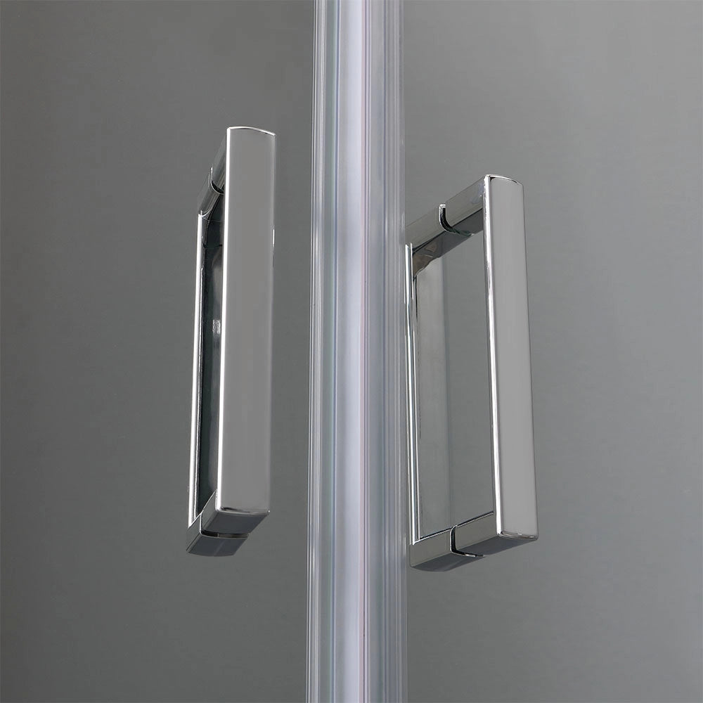 Box doccia semicircolare 80x80 cristallo trasparente