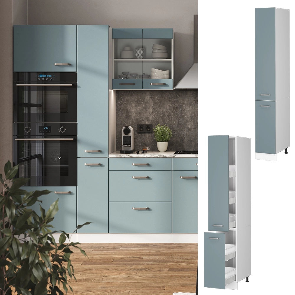 Armadio da farmacia R-Line Grigio-blu/Bianco 30 cm Vicco