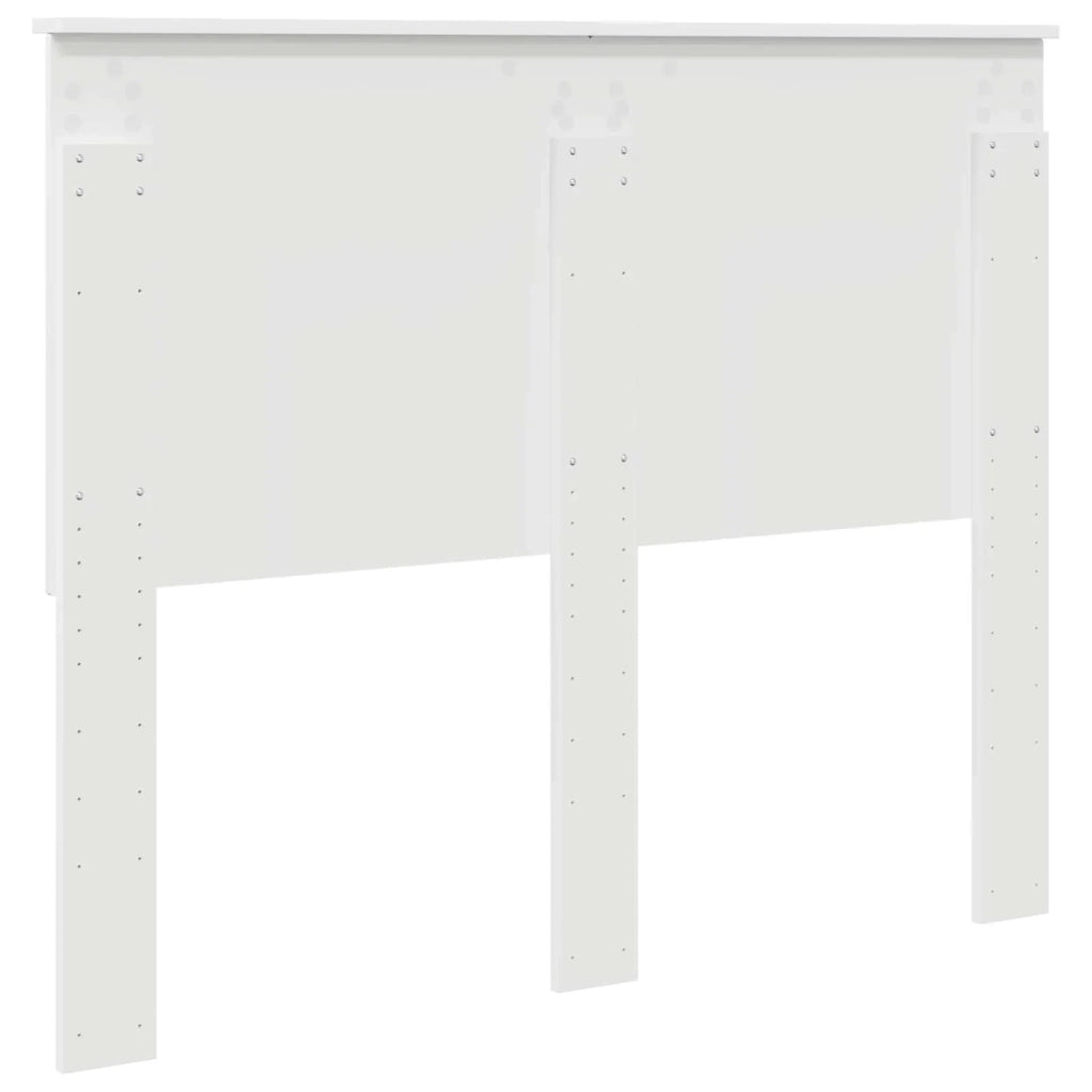 Testiera | Testata con Testiera | Testata Bianco 120 cm Legno multistrato